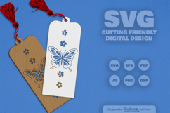 Butterfly Bookmark SVG Product Image 2