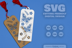 Butterfly Bookmark SVG Product Image 2