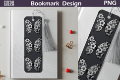 Butterfly Floral Bookmark | Botanical Butterfly Bookmark Product Image 1