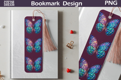 Butterfly Floral Bookmark | Botanical Butterfly Bookmark Product Image 1