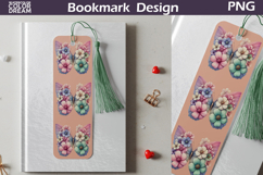 Butterfly Floral Bookmark | Botanical Butterfly Bookmark Product Image 1