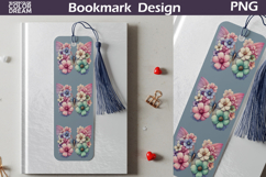Butterfly Floral Bookmark | Botanical Butterfly Bookmark Product Image 1