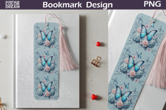 Butterfly Floral Bookmark | Botanical Butterfly Bookmark Product Image 1