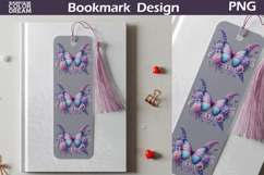 Butterfly Floral Bookmark | Botanical Butterfly Bookmark Product Image 1