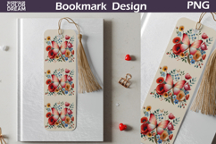 Butterfly Floral Bookmark | Botanical Butterfly Bookmark Product Image 1