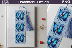 Butterfly Floral Bookmark | Botanical Butterfly Bookmark Product Image 1