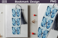Butterfly Floral Bookmark | Botanical Butterfly Bookmark Product Image 1