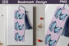Butterfly Floral Bookmark | Botanical Butterfly Bookmark Product Image 1