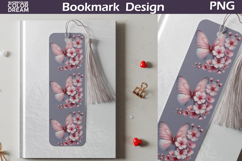Butterfly Floral Bookmark | Botanical Butterfly Bookmark Product Image 1