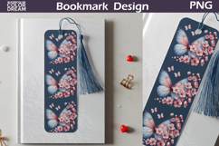 Butterfly Floral Bookmark | Botanical Butterfly Bookmark Product Image 1