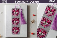 Butterfly Floral Bookmark | Botanical Butterfly Bookmark Product Image 1