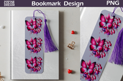 Butterfly Floral Bookmark | Botanical Butterfly Bookmark Product Image 1