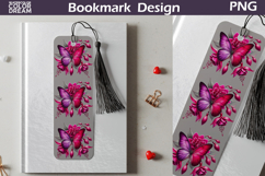 Butterfly Floral Bookmark | Botanical Butterfly Bookmark Product Image 1