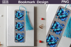 Butterfly Floral Bookmark | Botanical Butterfly Bookmark Product Image 1
