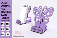 butterfly | business card holder | svg | laser | 3d | cut Product Image 1