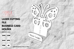 butterfly | business card holder | svg | laser | 3d | cut Product Image 2