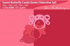 Sweet Butterfly candy dome holder Product Image 2