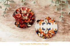 Butterfly Car Coasters  Butterfly 3d Sublimation Coasters