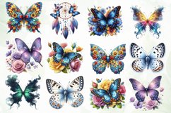 Butterfly Sublimation Clipart Product Image 4