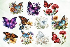 Butterfly Sublimation Clipart Product Image 2