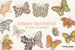Butterfly Clipart Summer Clipart  Butterfly Png Bundle