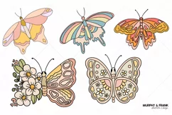 Butterfly Clipart Summer Clipart  Butterfly Png Bundle
