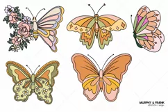 Butterfly Clipart Summer Clipart  Butterfly Png Bundle