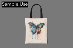 Beautiful Butterfly Color Drip - Sublimation - Digital Product Image 4