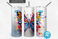 3d butterfly,3d flower tumblerDigital,3d tumbler design,skinny tumbler wrap,3d flowers,3d butterfly,butterfly tumbler,flower tumbler wrap,tumbler wrap,tumbler design,sublimation design,3d tumbler wrap,colorful,flower butterfly