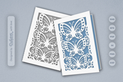 Butterfly Cutway Greeting Card SVG Product Image 1