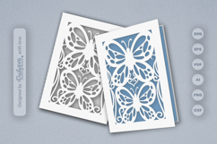 Butterfly Cutway Greeting Card SVG Product Image 1