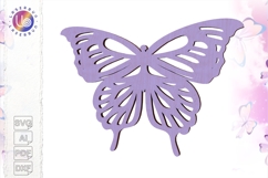 Butterfly Template SVG for Cricut, Silhouette, Laser Work Product Image 1