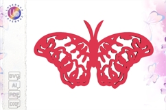 Butterfly Outline SVG for Cricut, Laser, and Paper Tags Product Image 1