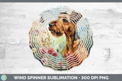 GorgeousButterfly Dog Wind Spinner design.