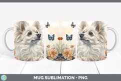 GorgeousButterfly Dog Mug Wrap design.