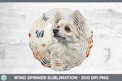 GorgeousButterfly Dog Wind Spinner design.