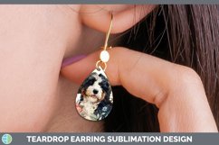 GorgeousButterfly Dog Teardrop Earrings design.