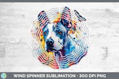 GorgeousButterfly Dog Wind Spinner design.