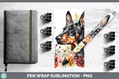 GorgeousButterfly Dog Pen Wrap design.