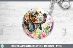 GorgeousButterfly Dog Keychain design.