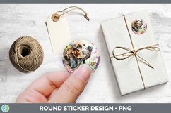 GorgeousButterfly Dog Stickers design.