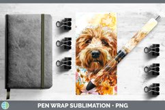 GorgeousButterfly Dog Pen Wrap design.