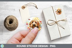GorgeousButterfly Dog Stickers design.