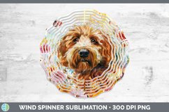 GorgeousButterfly Dog Wind Spinner design.