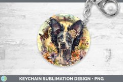 GorgeousButterfly Dog Keychain design.