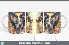 GorgeousButterfly Dog Mug Wrap design.