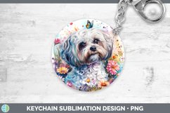 GorgeousButterfly Dog Keychain design.