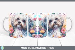 GorgeousButterfly Dog Mug Wrap design.