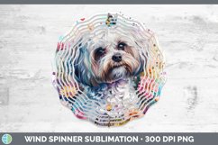 GorgeousButterfly Dog Wind Spinner design.