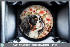 GorgeousButterfly Dog Car Coaster design.